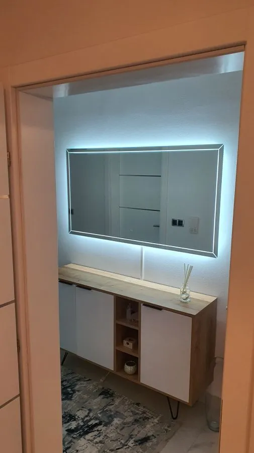 LED ogledalo po mjeri u kupatilu, izrada StakloDom
