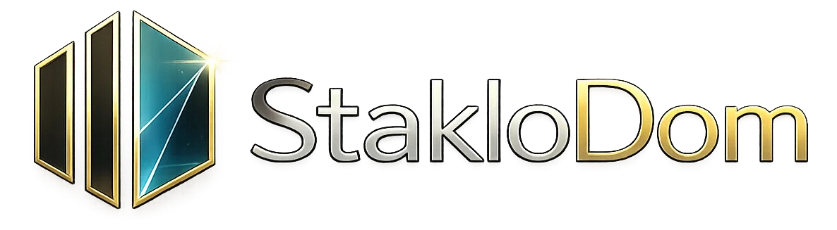 StakloDom logo, tuš kabine po mjeri u BiH